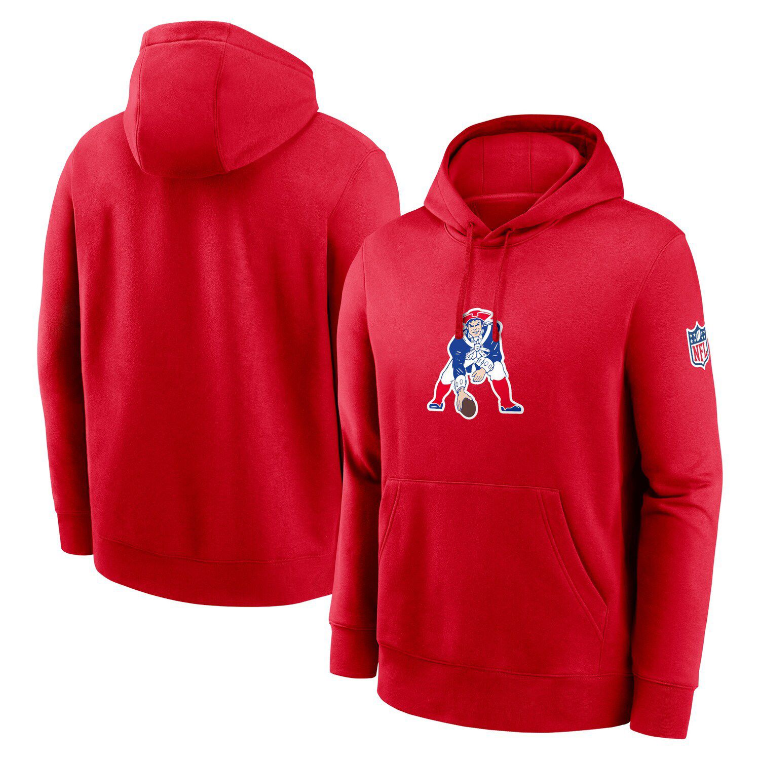 Buffalo Bills New Era Sideline Chrome Pullover Hoodie - Cream