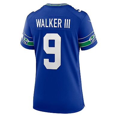 Women's Nike Kenneth Walker III Royal Seattle Seahawks Player Jersey