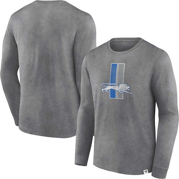 Men's Fanatics Branded Heathered Gray Detroit Lions Personalized