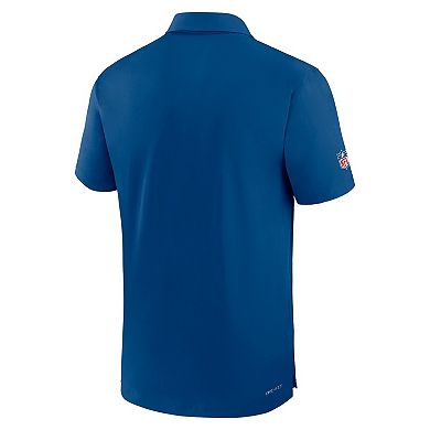 Men's Nike Royal Indianapolis Colts Sideline Coaches Performance Polo