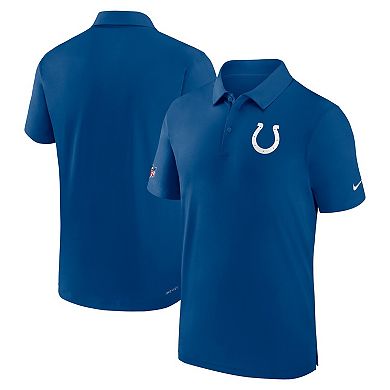 Men's Nike Royal Indianapolis Colts Sideline Coaches Performance Polo