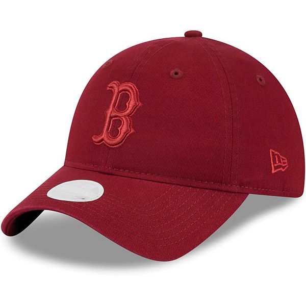 Women's New Era Cardinal Boston Red Sox Color Pack 9TWENTY Adjustable Hat