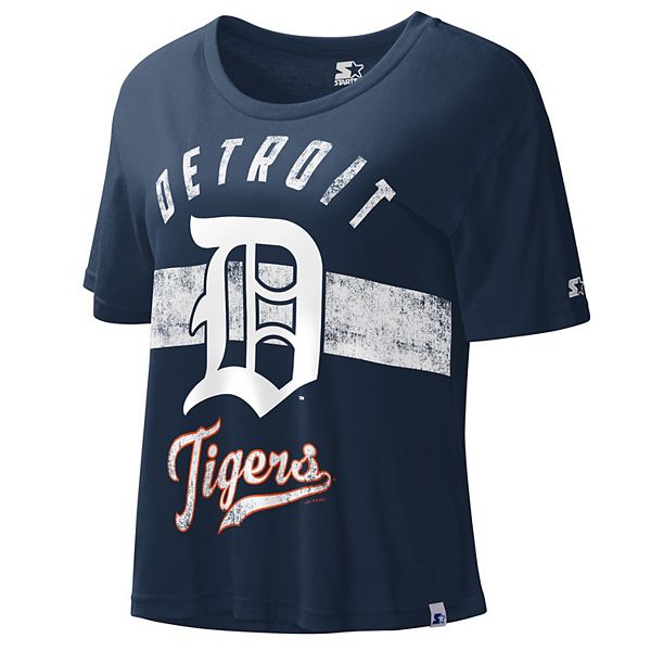 Women's Starter Navy Detroit Tigers Cooperstown Collection Record ...