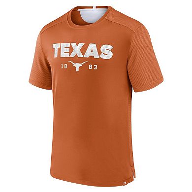 Men's Fanatics Branded Texas Orange Texas Longhorns Defender Rush T-Shirt