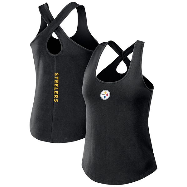 Pittsburgh Steelers Gray Women's Tank Top