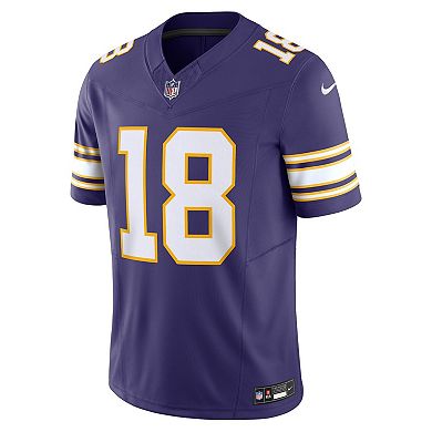 Men's Nike Justin Jefferson Purple Minnesota Vikings Vapor F.U.S.E. Limited Jersey