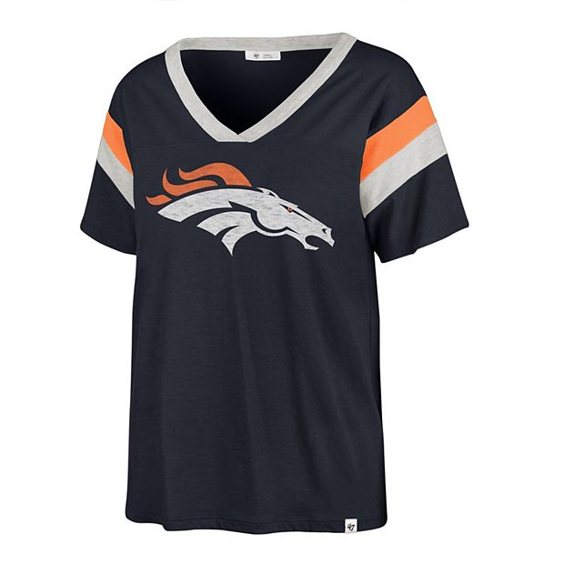 Denver broncos v neck t shirt sale