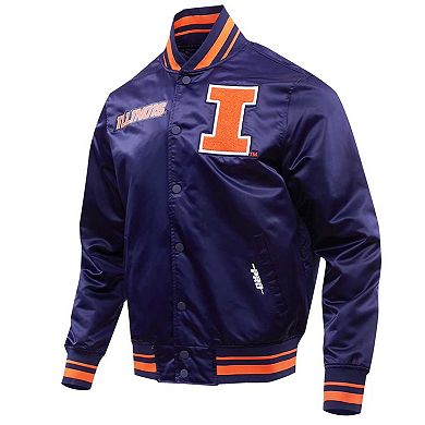 Men's Pro Standard Navy Illinois Fighting Illini Classic Satin Full ...