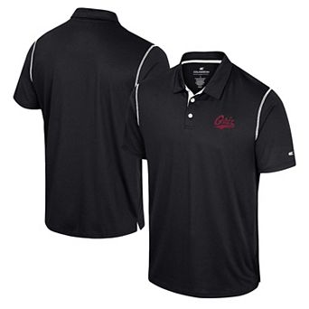 Men's Colosseum Black Montana Grizzlies Cameron Polo