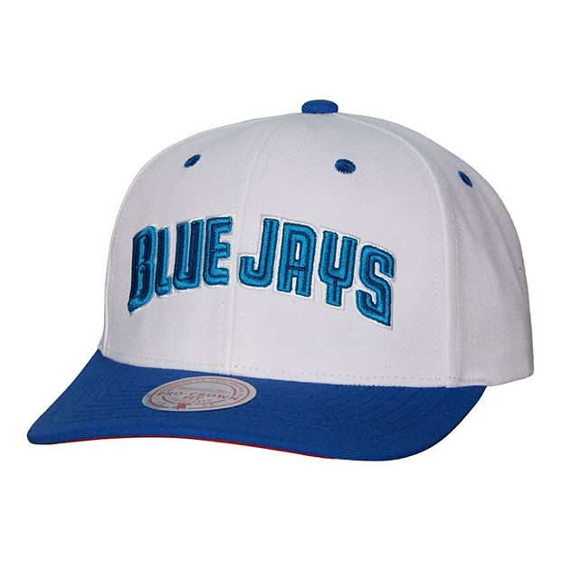 Men's Mitchell & Ness White Toronto Blue Jays Cooperstown Collection Pro  Crown Snapback Hat