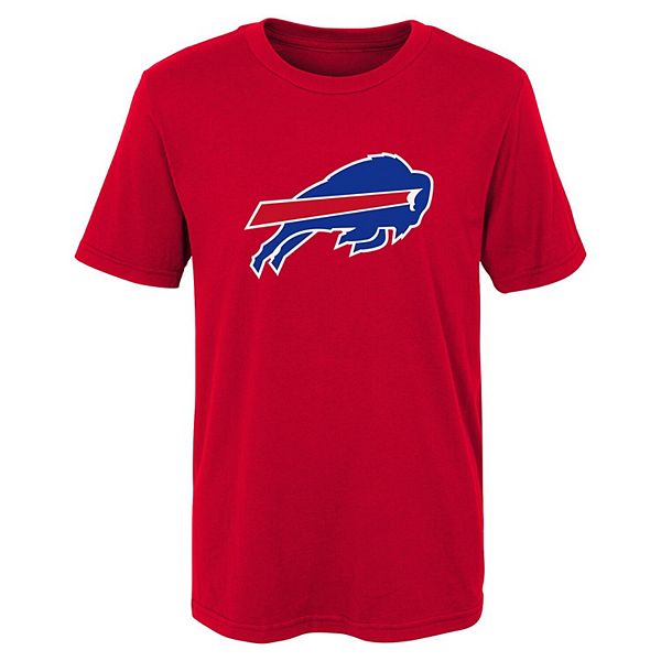 Preschool Red Buffalo Bills Primary Logo T-Shirt