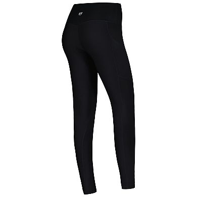 Women's KadyLuxe Black Colorado Buffaloes 7/8 Mixed Media Pocket iLeggings