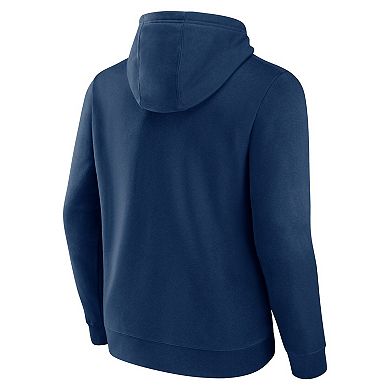 Men's Fanatics Branded Navy Houston Texans Between the Pylons Pullover Hoodie