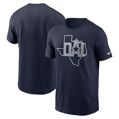 Men's Nike  Navy Dallas Cowboys Local Essential T-Shirt