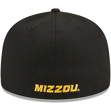 Men's New Era Black Missouri Tigers Evergreen 59FIFTY Fitted Hat