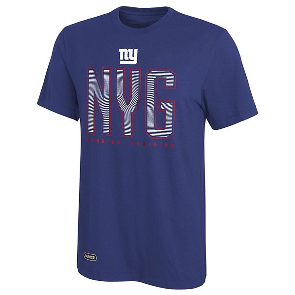 Men's Royal New York Giants Combine Authentic Record Setter TShirt