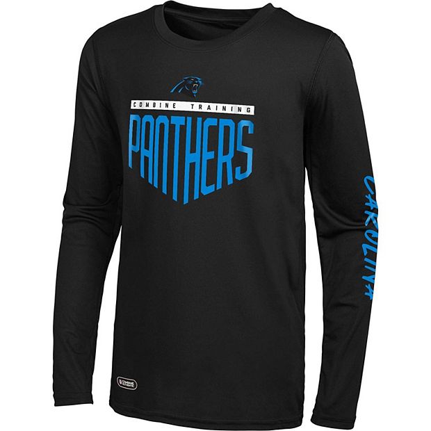 Men s Black Carolina Panthers Impact Long Sleeve T Shirt