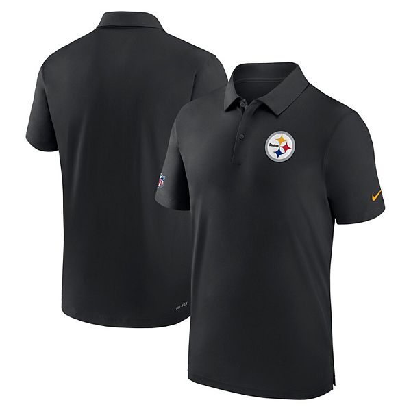 Black Nike NFL On Field Apparel Pittsburgh Steelers Shirt Dri Fit