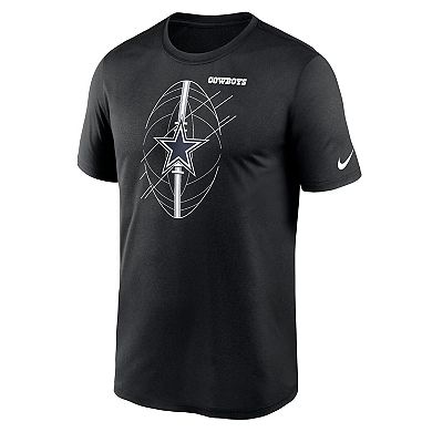 Men's Nike  Black Dallas Cowboys Legend Icon Performance T-Shirt