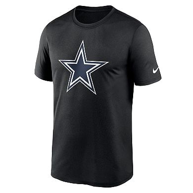 Men's Nike Black Dallas Cowboys Legend Logo Performance T-Shirt