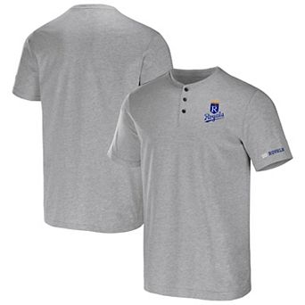 Men's Darius Rucker Collection by Fanatics Heather Gray Kansas City Royals Henley T-Shirt