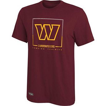 Men's Burgundy Washington Commanders Combine Authentic Clutch T-Shirt