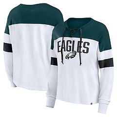 Philadelphia Eagles Fanatics Branded Favorite Arch Raglan Pullover Hoodie -  Heather Gray