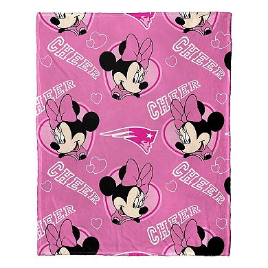 Northwest x Disney New England Patriots Minnie Mouse Hugger Pillow & Silk Touch Throw Set