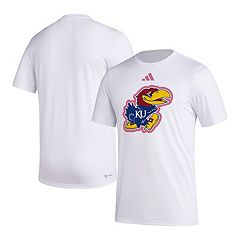 Men's Champion Royal Kansas Jayhawks Baseball Stack Long Sleeve T-Shirt