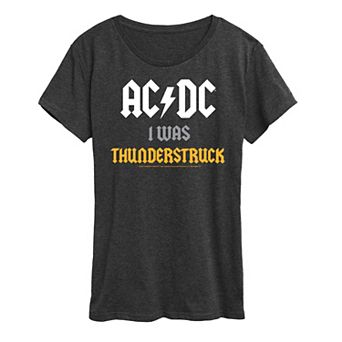 Women's ACDC I Was Thunderstruck Graphic Tee