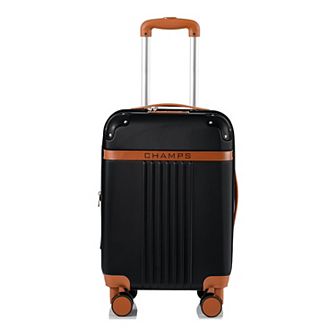 Champs Vintage Collection Expandable Spinner 20 in Carry-on Luggage with USB Port