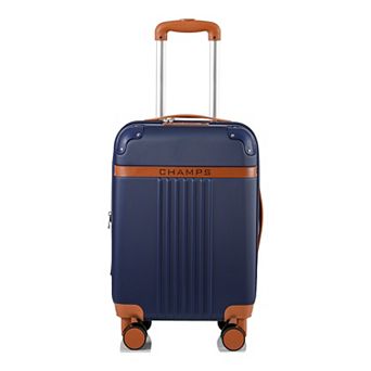 Champs Vintage Collection Expandable Spinner 20 in Carry-on Luggage with USB Port