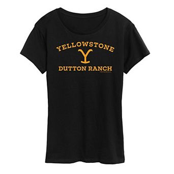 Women's Yellowstone Y Dutton Ranch Logo Graphic Tee