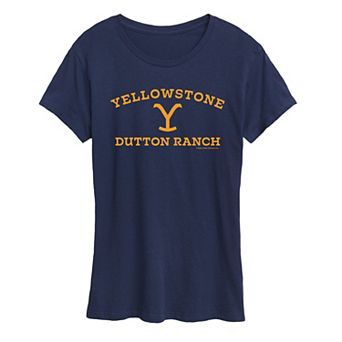 Women's Yellowstone Y Dutton Ranch Logo Graphic Tee