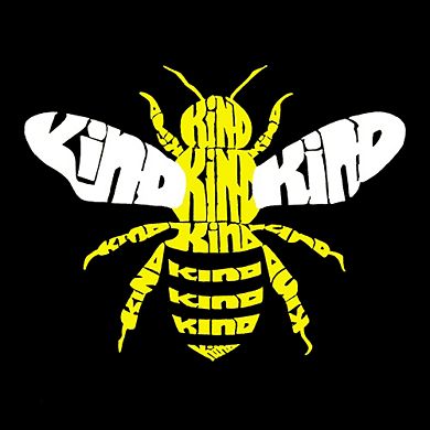 Boy's Word Art Long Sleeve - Bee Kind