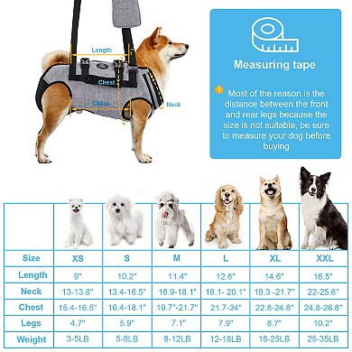 Pet Legs Support & Rehabilitation Dog Carry Sling Hanging Hammock