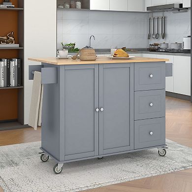 Merax Mobile Kitchen Island and Carts