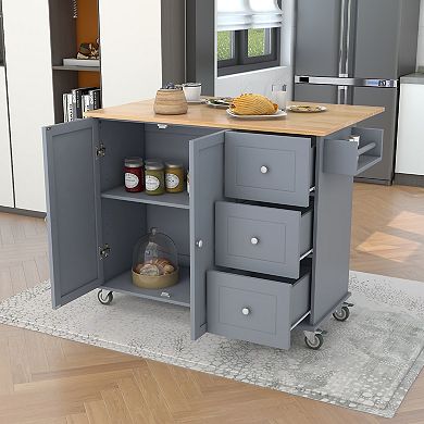 Merax Mobile Kitchen Island and Carts