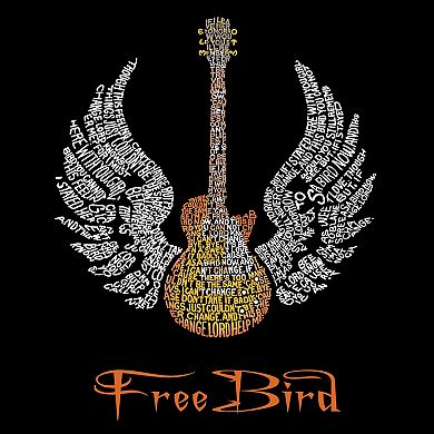 Boy's Word Art Long Sleeve - LYRICS TO FREEBIRD