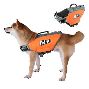 Dog Life Jacket Reflective Safety Vest with Adjustable Buckles