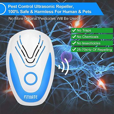 Ultrasonic Pest Repeller Noiseless Mouse Mosquito Bug Repellent Rat Reject