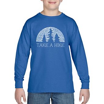 Boy's Word Art Long Sleeve - Nature Lover