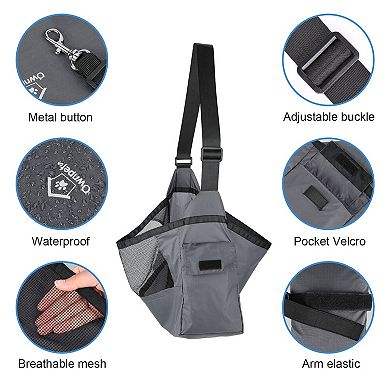 Lightweight Pet Sling Travel Bag with Storage Pouch