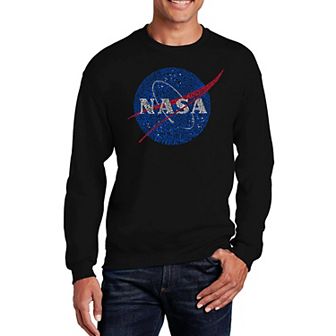 Nasas Most Notable Missions - Mens Word Art Crewneck Sweatshirt