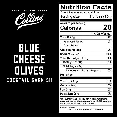 Collins 5 oz. Gourmet Blue Cheese Olives