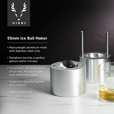 Viski 55mm Ice Ball Maker