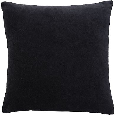 Mina Victory Sofia Solid Velvet Reversible Indoor Throw Pillow