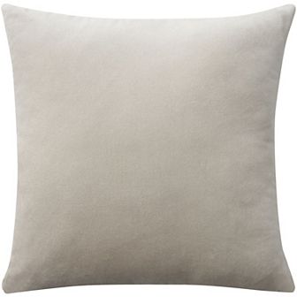 Mina Victory Sofia Solid Reversible Velvet 20" x 20" Black Indoor Throw Pillow