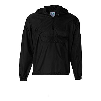 Augusta Sportswear Packable Half-Zip Hooded Pullover Jacket
