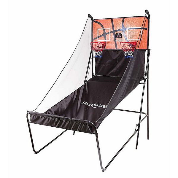 HearthSong Double FreeThrow Basketball Challenge Game with Electronic